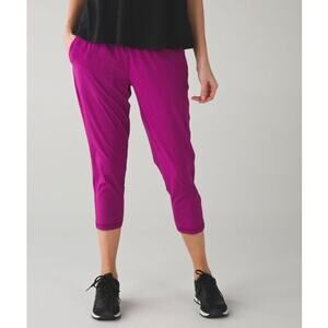 Lululemon Tranquil Crop Pants Regal Plum Size 4/6 603O